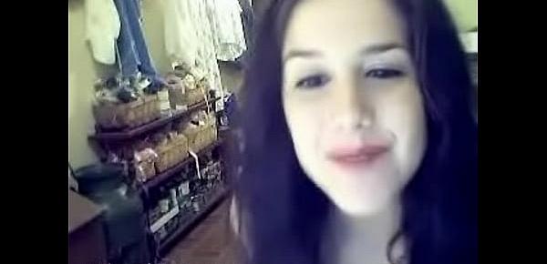  Classic Webcam girl flashing her huge breasts Soo Hot